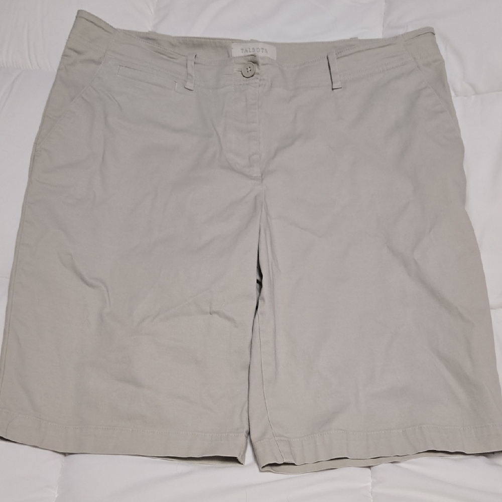 Women's Talbots Size 14 Tan Shorts